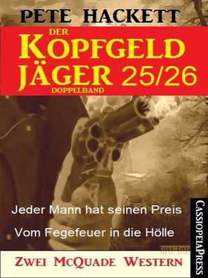 cover image of Der Kopfgeldjäger Folge 25/26  (Zwei McQuade Western)